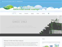 Tablet Screenshot of faffafood.com